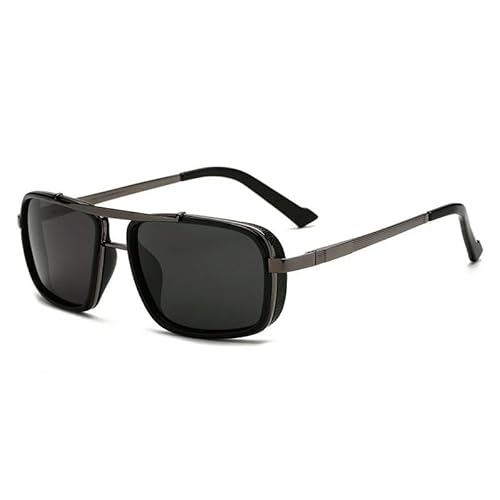 GYSMRIWG Sonnenbrille Klassische Retro Runde Metallrahmen Uv400 Sonnenbrille Für Männer Und Frauen-Gold-Pink-Mit Box von GYSMRIWG
