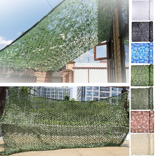 GYUEZX Tarnnetz Camouflage Netz, 1x2m, Army Camo Tarnung Net Tarnung Netz Sonnenschutz Sonnenschutznetze für Haus Jagd Garten Camping Partydekoration, Sichtschutz GYUEZX Tarnnetz Camouflage Netz, 1x2m, Army Camo Tarnung Net Tarnung Netz Sonnenschutz Sonnenschutznetze für Haus Jagd Garten Camping Partydekoration, Sichtschutz von GYUEZX