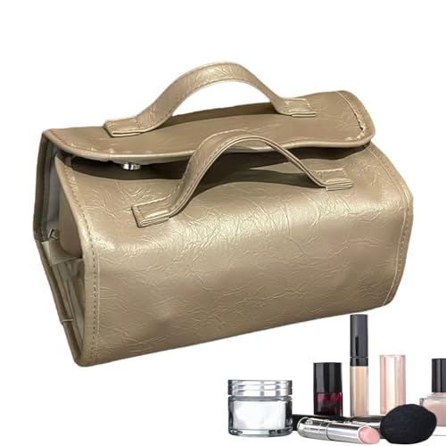 Reise-Make-up-Tasche, tragbare Make-up-Tasche | Leichte Kosmetiktasche - 4-in-1 Roll-Up-Kosmetiktaschen für Damen, wasserdichte Reise-Make-up-Tasche, Kulturbeutel von GZBMEZS