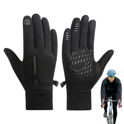 Warme Winterhandschuhe, Winter-Touchscreen-Handschuhe, Wasserdichte Touchscreen-Schneefäustlinge Mit Tasche, Rutschfeste Warme Winterhandschuhe Für Mädchen Für Outdoor-Sportarten, Laufen, Wandern von GZBMEZS