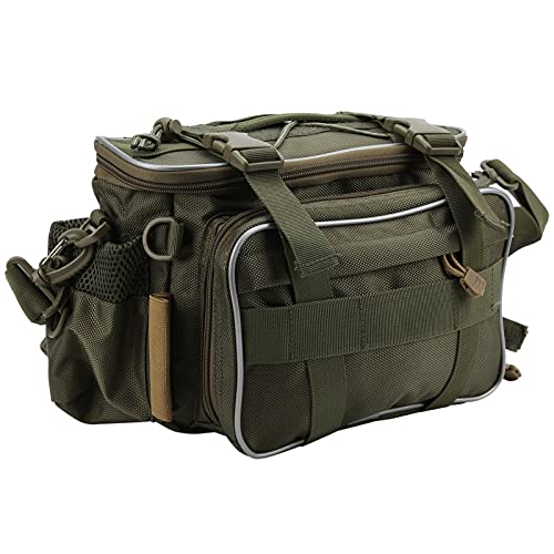Schulter-Taillenködertasche, Taschen Köderködertasche Nylongurtband Angeln Schulter Hüfttaschen zum Angeln Schulter-Taillenködertasche, Taschen Köderködertasche Nylongurtband Angeln Schulter Hüfttaschen zum Angeln von GZD