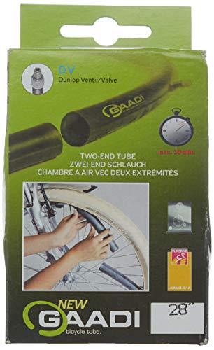 GAADI Fahrradschlauch Französisches Sclaverand Ventil 47 mm, schwarz, 26-27.7 von Mitas