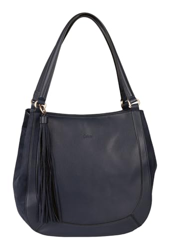 Gabor bags Aki Damen Shopper Umhängetasche Reißverschluss Groß Blau Gabor bags Aki Damen Shopper Umhängetasche Reißverschluss Groß Blau von Gabor