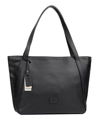 Gabor bags Elfie Damen Shopper Umhängetasche Reißverschluss Groß Schwarz Gabor bags Elfie Damen Shopper Umhängetasche Reißverschluss Groß Schwarz von Gabor