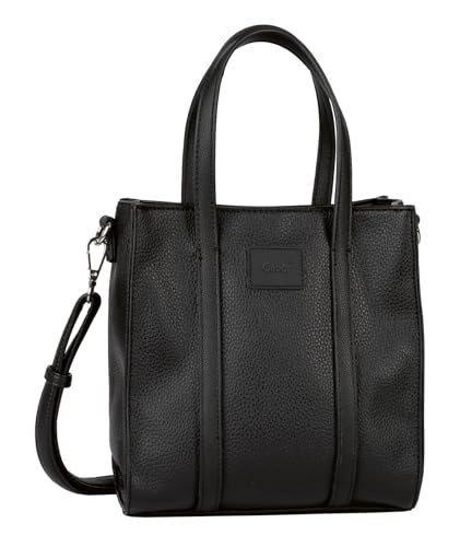 Gabor bags Elfie Damen Shopper Umhängetasche Reißverschluss Klein Schwarz von Gabor