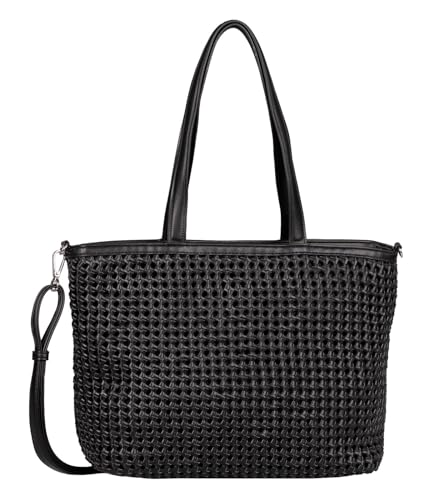 Gabor bags Katie Damen Shopper Umhängetasche Reißverschluss Groß Schwarz Gabor bags Katie Damen Shopper Umhängetasche Reißverschluss Groß Schwarz von Gabor