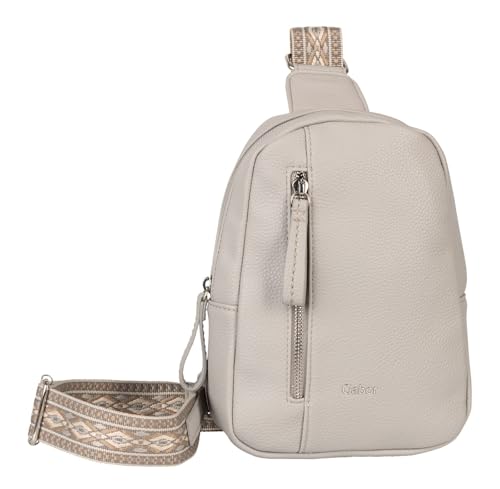 Gabor bags Silena Damen Handtasche Sling Bag Rucksack, 3 L Grau Gabor bags Silena Damen Handtasche Sling Bag Rucksack, 3 L Grau von Gabor