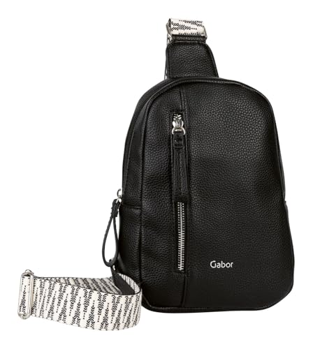 Gabor bags Silena Damen Handtasche Sling Bag Rucksack, 3 L Schwarz Gabor bags Silena Damen Handtasche Sling Bag Rucksack, 3 L Schwarz von Gabor