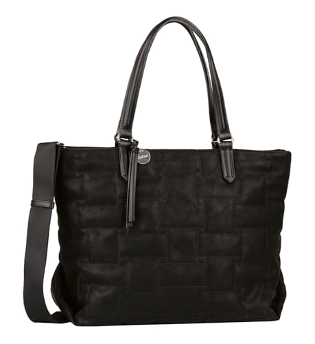 Gabor bags Wilka Damen Shopper Umhängetasche Reißverschluss Groß Schwarz Gabor bags Wilka Damen Shopper Umhängetasche Reißverschluss Groß Schwarz von Gabor