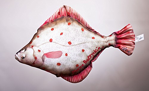 Kissen im Fischdesign, Flunder von Gaby