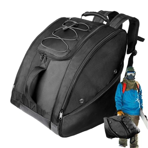 Gacqpli Snowboard-Rucksack, Skischuh-Rucksack, wasserdichte Tasche für Skizubehör, Tragbare schneesichere Ski-Reisetasche, 50 l für Skischuhe, Helme, Ausrüstung von Gacqpli