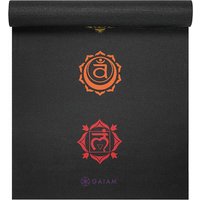 GAIAM Matte BLACK CHAKRA YOGAMATTE 6MM PREMIUM GAIAM Matte BLACK CHAKRA YOGAMATTE 6MM PREMIUM von Gaiam