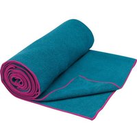 GAIAM Matte YOGA MAT TOWEL VIVID BLUE/FUCHSIA RED - YOGAMATTEN HANDTUCH von Gaiam