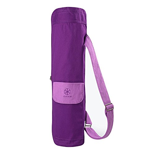 Gaiam Cargo Pocket Yogamatte, Durchgehender Reißverschluss, Sparkling Grape Gaiam Cargo Pocket Yogamatte, Durchgehender Reißverschluss, Sparkling Grape von Gaiam