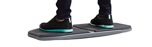 Gaiam Evolve Balance Board für Stehpult – Anti-Ermüdungs-Wackelbrett für Zuhause, Büro, Physiotherapie & Trainingsgeräte – Stabilitätswippe für konstante Bewegung, erhöht den Fokus, Bodenmatte von Gaiam
