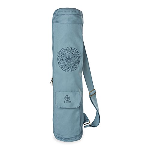 Gaiam Bestickte Cargo-Yogamatten-Tasche, Niagara, 76,2 cm L x 15,2 cm Durchmesser von Gaiam