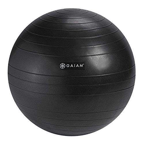 Gaiam Klassischer Stuhlball, extra 52 cm, Balance-Ball, Anthrazit Gaiam Klassischer Stuhlball, extra 52 cm, Balance-Ball, Anthrazit von Gaiam