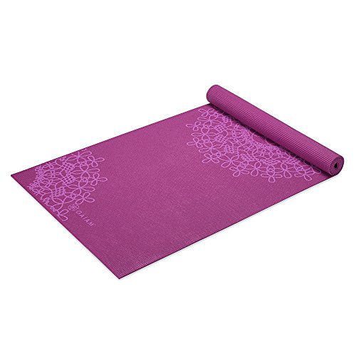 Gaiam Yoga-Matte, Purple Medallion von Gaiam