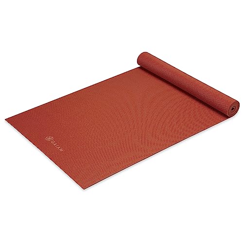 Gaiam Yogamatte Premium Einfarbig Rutschfeste Sport- & Fitnessmatte für Alle Yoga-Arten, Pilates & Bodenworkouts, Sunburnt, 5 mm Gaiam Yogamatte Premium Einfarbig Rutschfeste Sport- & Fitnessmatte für Alle Yoga-Arten, Pilates & Bodenworkouts, Sunburnt, 5 mm von Gaiam