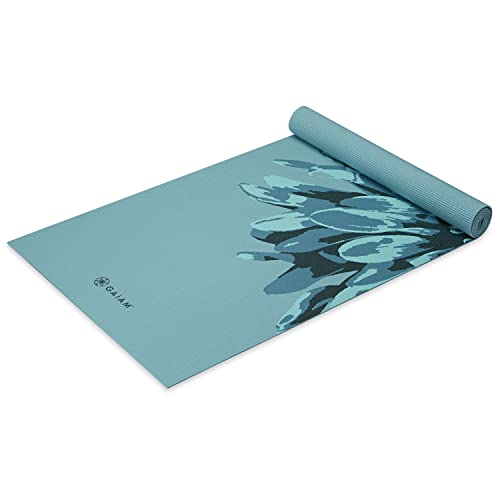 Gaiam Yogamatte, klassischer Druck, rutschfeste Übungs- und Fitnessmatte, für alle Arten von Yoga, Pilates- und Bodentraining, lebendiges Schnörkeln, 4 mm Gaiam Yogamatte, klassischer Druck, rutschfeste Übungs- und Fitnessmatte, für alle Arten von Yoga, Pilates- und Bodentraining, lebendiges Schnörkeln, 4 mm von Gaiam