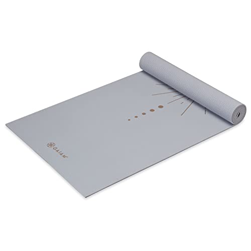 Gaiam Yogamatte – Premium 6 mm Druck, extra dick, rutschfeste Übungs- und Fitnessmatte für alle Arten von Yoga, Pilates und Boden-Workouts – Violet Vision Gaiam Yogamatte – Premium 6 mm Druck, extra dick, rutschfeste Übungs- und Fitnessmatte für alle Arten von Yoga, Pilates und Boden-Workouts – Violet Vision von Gaiam