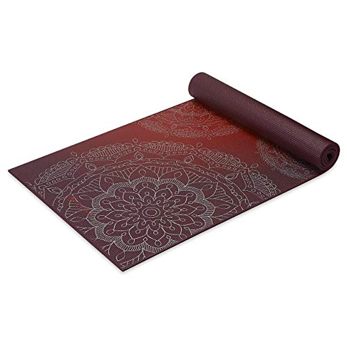 gaiam Yoga Mat Premium Print Extra Thick Non Slip Exercise & Fitness Mat for All Types of Yoga, Pilates & Floor Exercises, Metallic Sunset, 6mm gaiam Yoga Mat Premium Print Extra Thick Non Slip Exercise & Fitness Mat for All Types of Yoga, Pilates & Floor Exercises, Metallic Sunset, 6mm von Gaiam
