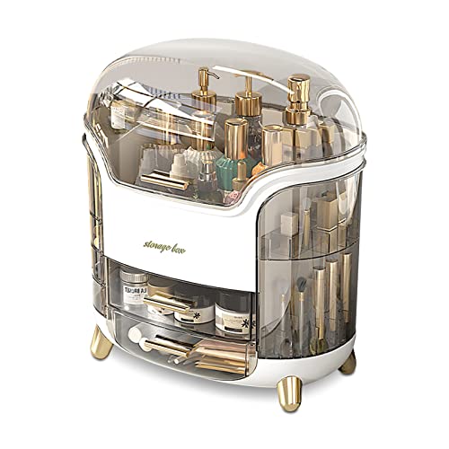 Galatée Moderner Tragbare Make Up Organizer Kosmetikbox Kosmetische Aufbewahrungs Box Mit Staubdichtem Deckel, Beauty Organizer Lippenstiftbox - Weiß Galatée Moderner Tragbare Make Up Organizer Kosmetikbox Kosmetische Aufbewahrungs Box Mit Staubdichtem Deckel, Beauty Organizer Lippenstiftbox - Weiß von Galatée