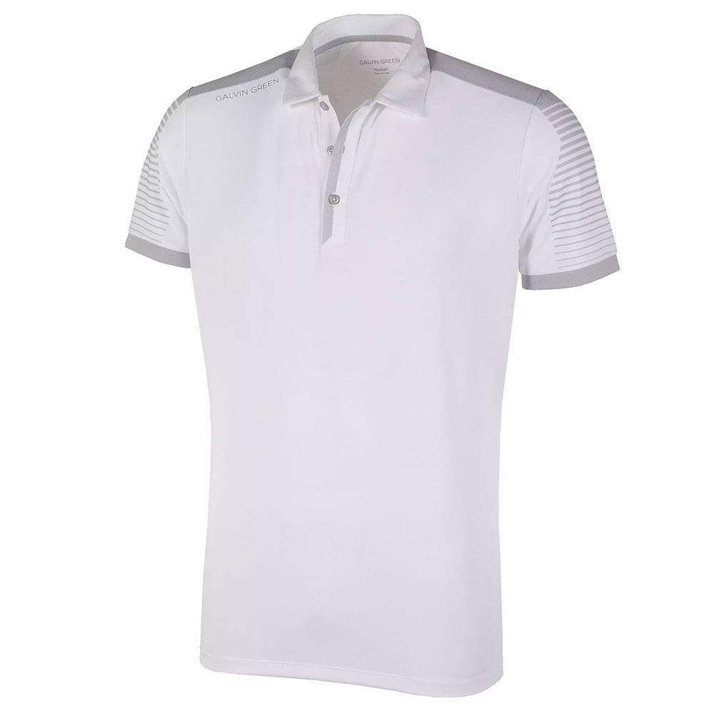 'Galvin Green MARCUS Herren Polo weiss/grau' von Galvin Green