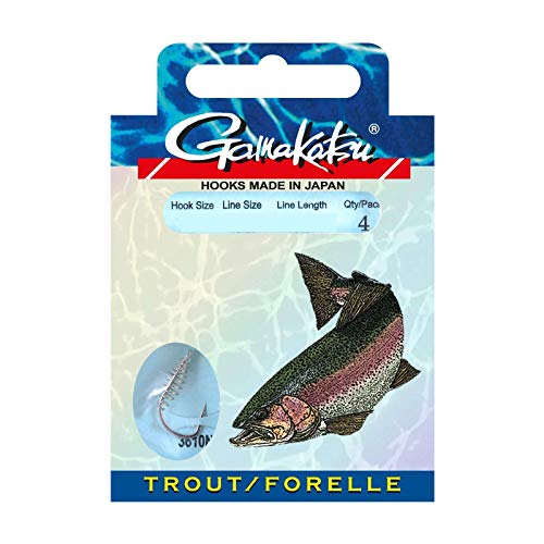 Gamakatsu BKD-3610N Trout Spiral 60CM Gr. 6 Zielfischhaken Gamakatsu BKD-3610N Trout Spiral 60CM Gr. 6 Zielfischhaken von Gamakatsu