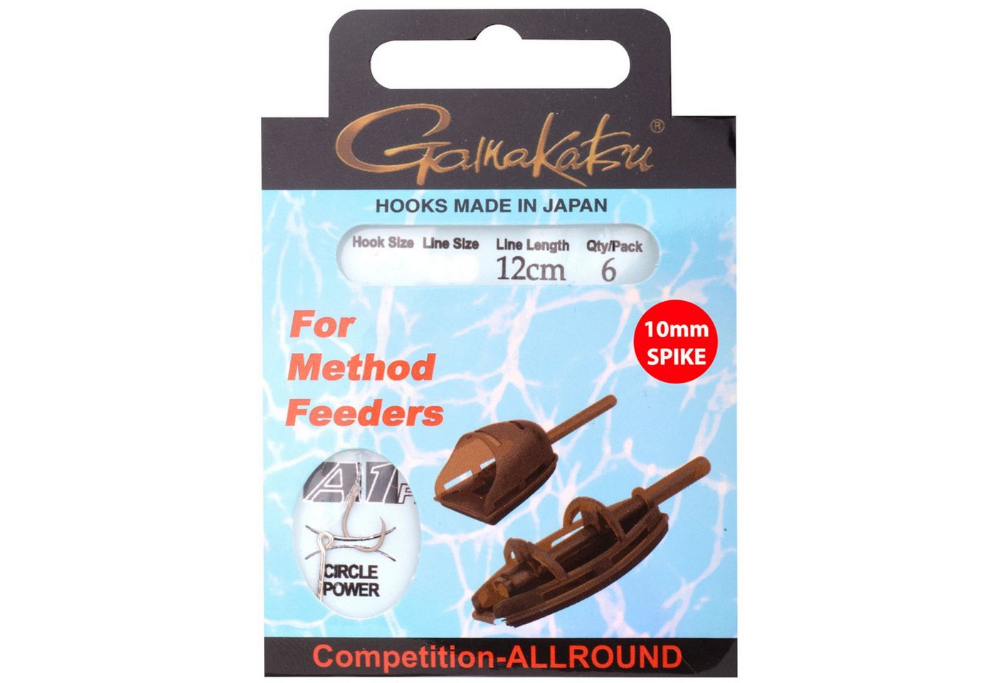Gamakatsu Feederhaken Gamakatsu Method Feeder Spike 12cm - 6 gebundene Feederhaken Gamakatsu Feederhaken Gamakatsu Method Feeder Spike 12cm - 6 gebundene Feederhaken von Gamakatsu
