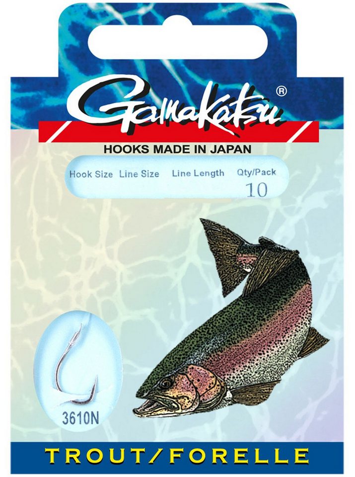 Gamakatsu Forellenhaken Gamakatsu Trout LS-3610 - 10 gebundene Forellenhaken Gamakatsu Forellenhaken Gamakatsu Trout LS-3610 - 10 gebundene Forellenhaken von Gamakatsu