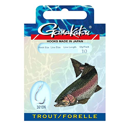 Gamakatsu BKD-3610N 3610 Trout Forelle Nickel Gr. 6 100cm 140156006022 Haken Forellenhaken Gamakatsu BKD-3610N 3610 Trout Forelle Nickel Gr. 6 100cm 140156006022 Haken Forellenhaken von Gamakatsu