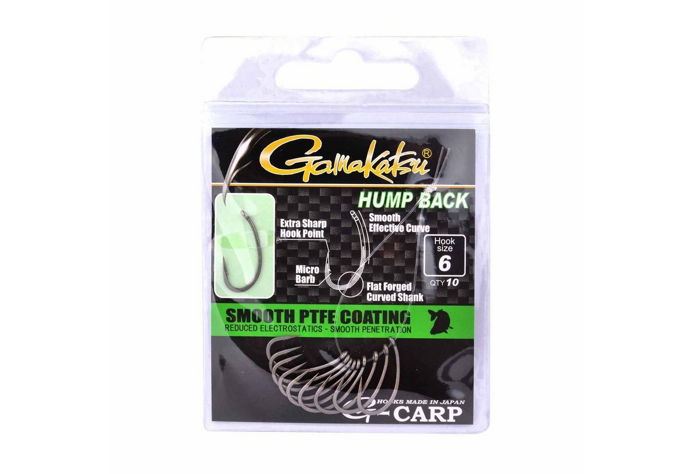Gamakatsu Karpfenhaken, Gamakatsu G-Carp Hump Back Gr. 4 Karpfenhaken Gamakatsu Karpfenhaken, Gamakatsu G-Carp Hump Back Gr. 4 Karpfenhaken von Gamakatsu