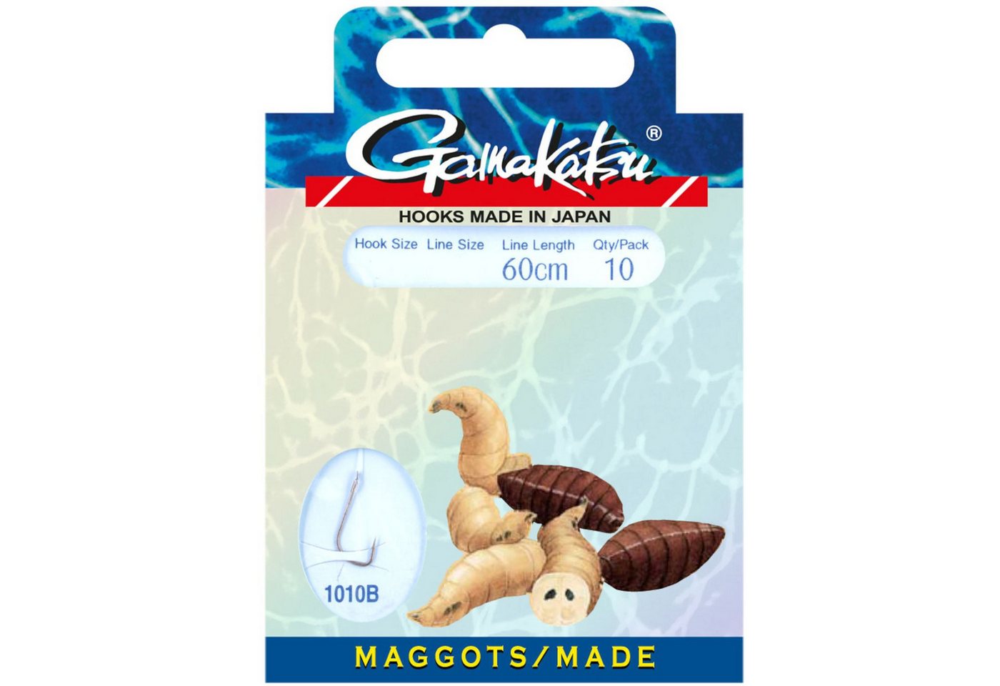 Gamakatsu Stipphaken Gamakatsu Maggots 1010B 60cm Hooks - 10 gebundene Angelhaken Gamakatsu Stipphaken Gamakatsu Maggots 1010B 60cm Hooks - 10 gebundene Angelhaken von Gamakatsu