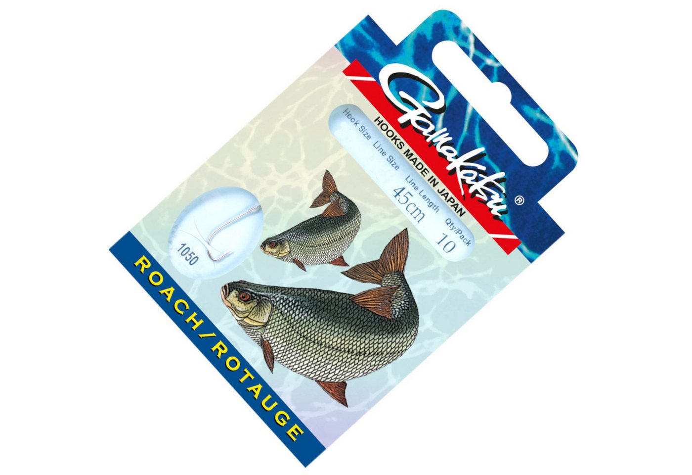Gamakatsu Stipphaken Gamakatsu Roach LS-1050 Haken 45cm - 10 gebundene Angelhaken Gamakatsu Stipphaken Gamakatsu Roach LS-1050 Haken 45cm - 10 gebundene Angelhaken von Gamakatsu
