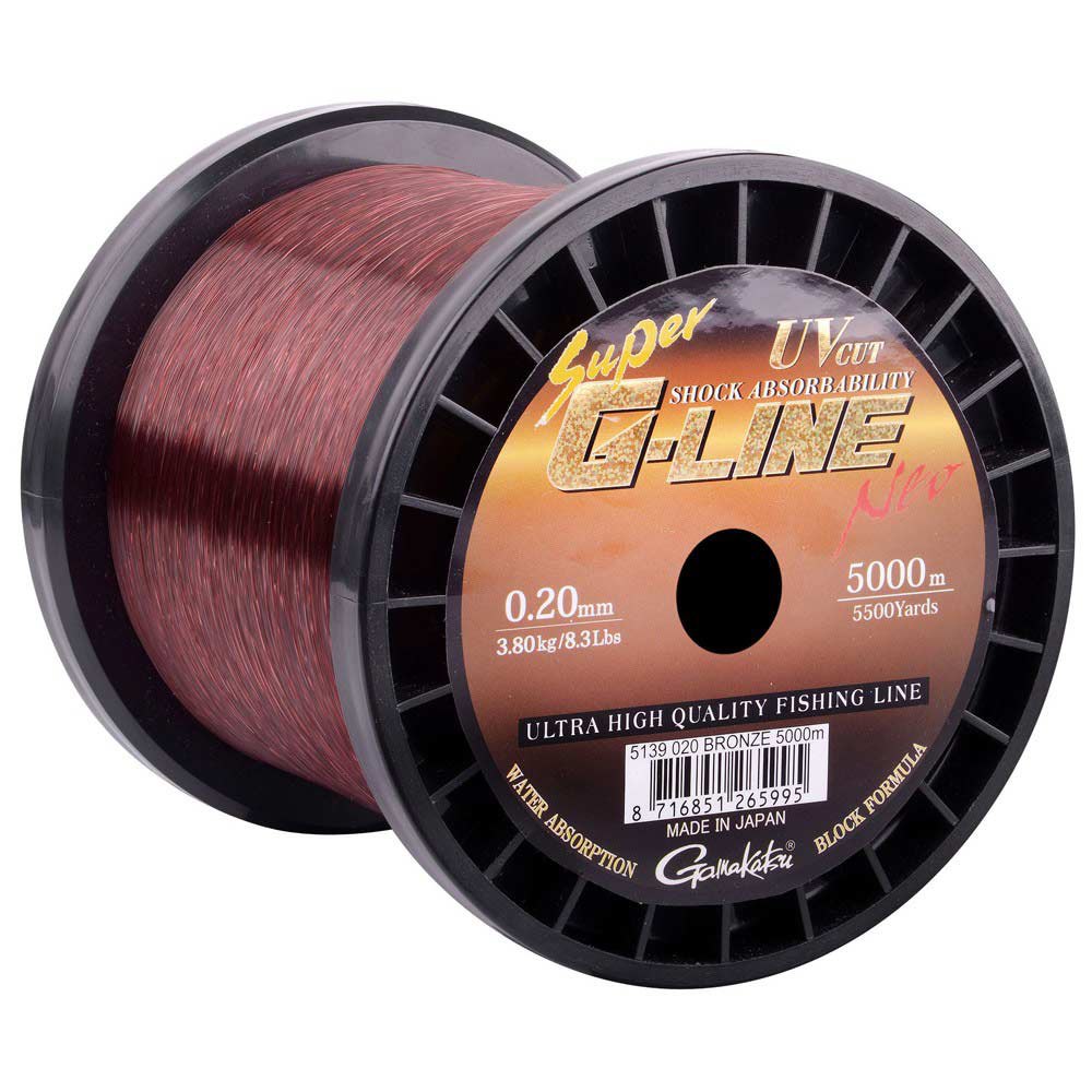 Gamakatsu Super G-line Neo Monofilament 5000 M Braun 0.400 mm Gamakatsu Super G-line Neo Monofilament 5000 M Braun 0.400 mm von Gamakatsu