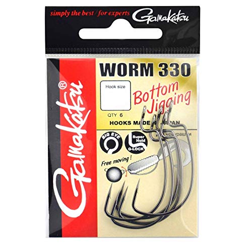 Gamakatsu Worm 330 Bottom Jigging - Offset Haken, Größe/Packungsinhalt:Gr. 1-6 Stück Gamakatsu Worm 330 Bottom Jigging - Offset Haken, Größe/Packungsinhalt:Gr. 1-6 Stück von Gamakatsu