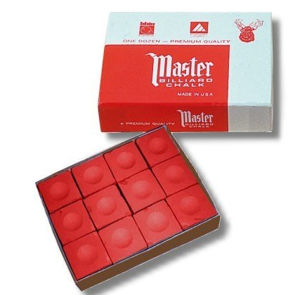 GamePoint Billardkreide Master, 12 Stück im Karton. Farbe rot. Zubehör_190003 GamePoint Billardkreide Master, 12 Stück im Karton. Farbe rot. Zubehör_190003 von GamePoint