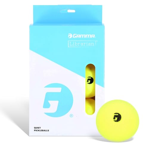 GAMMA Librarian Foam Pickleball Bälle, Schaumstoffbälle für Pickleball-Übung mit echter Sprungkraft auf allen Oberflächen, Box mit 6 Stück GAMMA Librarian Foam Pickleball Bälle, Schaumstoffbälle für Pickleball-Übung mit echter Sprungkraft auf allen Oberflächen, Box mit 6 Stück von Gamma