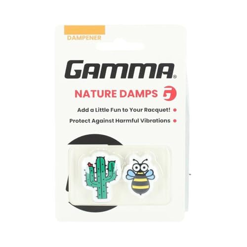 Gamma Nature Tennisdämpfer – Kaktus & Biene – 2er-Pack Gamma Nature Tennisdämpfer – Kaktus & Biene – 2er-Pack von Gamma
