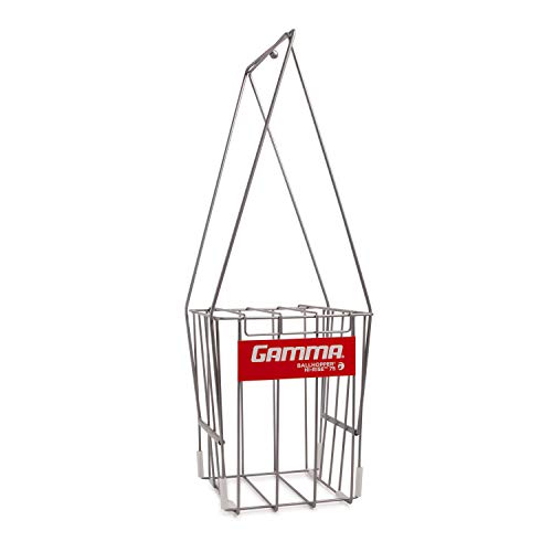 GAMMA Sport Tennis ballhoppers – langlebig, praktisch, robuste Konstruktion, für Tennis Ball Pickup, Transport und Aufbewahrung, (verschiedene Designs/Kapazitäten zu halten 50, 55, 75, 90, 110, 140 Bälle), unisex - erwachsene, Hi-Rise 75, Silver (Holds 75 Balls), Holds 75 GAMMA Sport Tennis ballhoppers – langlebig, praktisch, robuste Konstruktion, für Tennis Ball Pickup, Transport und Aufbewahrung, (verschiedene Designs/Kapazitäten zu halten 50, 55, 75, 90, 110, 140 Bälle), unisex - erwachsene, Hi-Rise 75, Silver (Holds 75 Balls), Holds 75 von Gamma