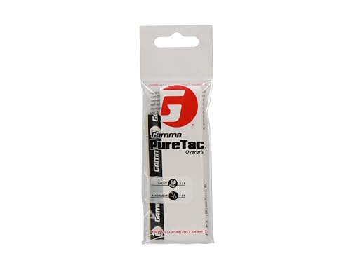 GAMMA Unisex-Erwachsene PureTac Tennis Tennisgriff, Weiss/opulenter Garten, 1 GAMMA Unisex-Erwachsene PureTac Tennis Tennisgriff, Weiss/opulenter Garten, 1 von Gamma