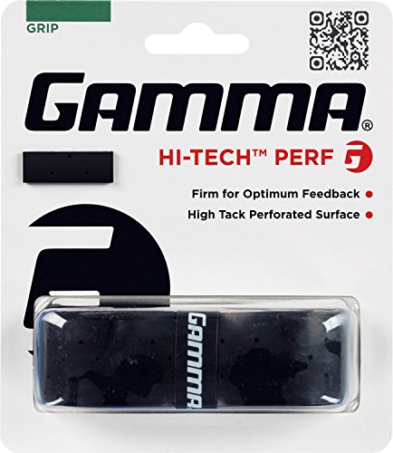 Gamma Hi-Tech perforiert Ersatz Grip, schwarz von Gamma