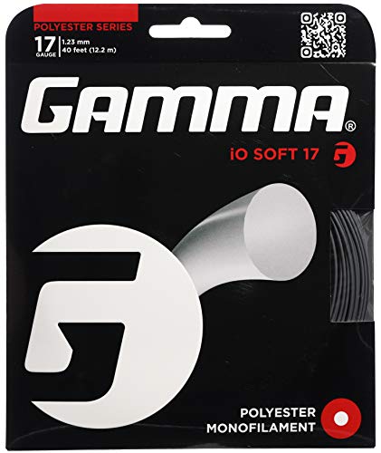 Gamma IO Soft Charcoal Saitenset 12,2m-Grau Tennissaite, 1.23 Gamma IO Soft Charcoal Saitenset 12,2m-Grau Tennissaite, 1.23 von Gamma