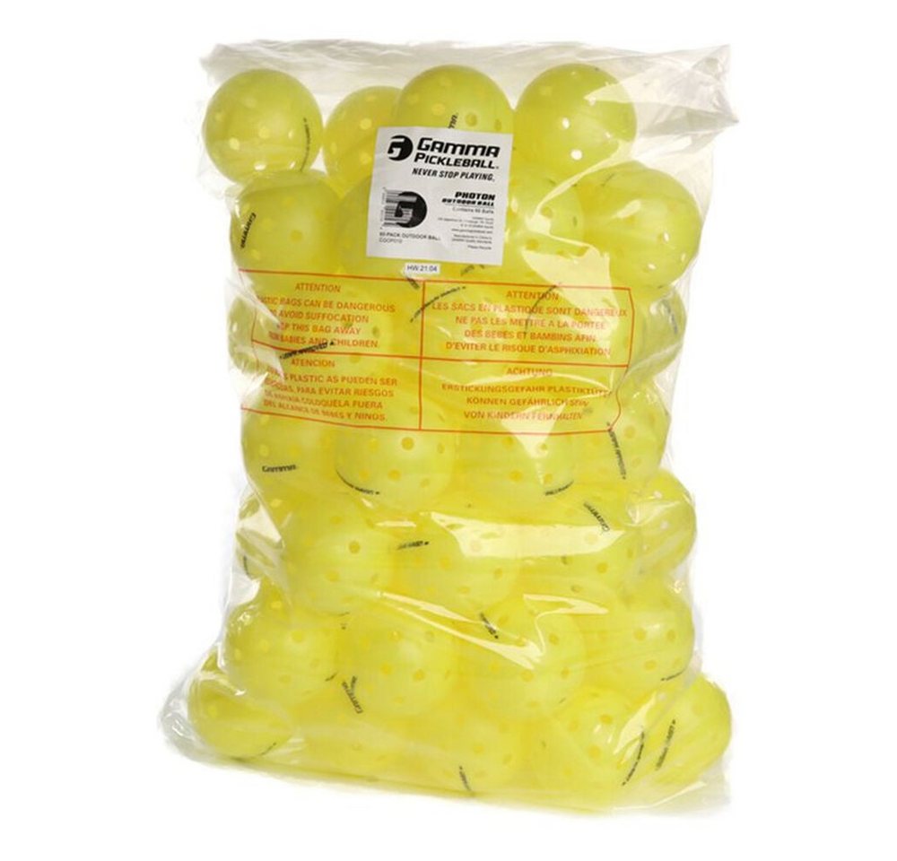 Gamma Pickleball Gamma Pickleball Photon Outdoor Ball -Pack - Pickleball Outdoor Ball Gamma Pickleball Gamma Pickleball Photon Outdoor Ball -Pack - Pickleball Outdoor Ball von Gamma