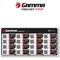 Gamma Racket Info Besaitungsaufkleber 16er Pack Gamma Racket Info Besaitungsaufkleber 16er Pack von Gamma