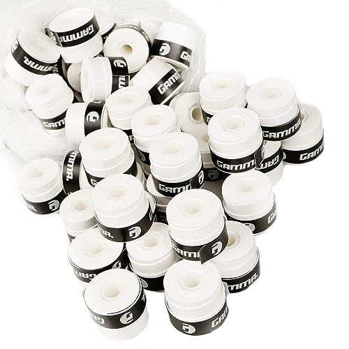 Gamma Supreme 60er Beutel Overgrip, Weiß, One Size Gamma Supreme 60er Beutel Overgrip, Weiß, One Size von Gamma