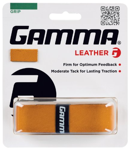 Gamma Tennis Griffbänder Leather 1er Braun Basisgriffband, S Gamma Tennis Griffbänder Leather 1er Braun Basisgriffband, S von Gamma
