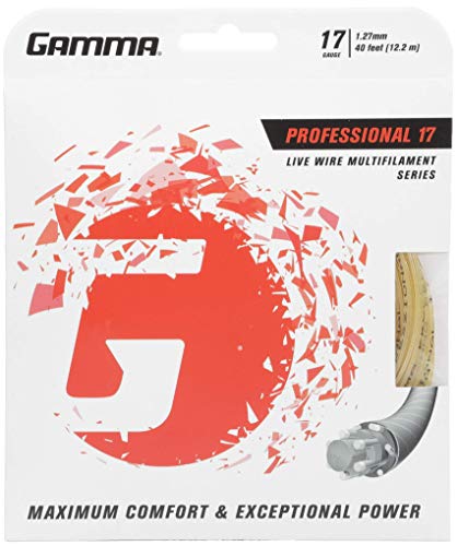 Gamma Tennissaite Tennissaite Professional 17 Set, natur, S, GLWP-11 Gamma Tennissaite Tennissaite Professional 17 Set, natur, S, GLWP-11 von Gamma
