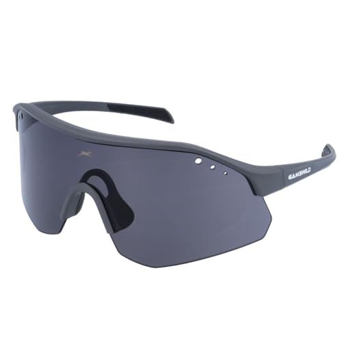 Gamswild WS2140 Sportbrille Sonnenbrille TR90 Fahrradbrille Skibrille Damen Herren Unisex Leichtgewicht| grün | rosa| beere |, Farbe: Grau Gamswild WS2140 Sportbrille Sonnenbrille TR90 Fahrradbrille Skibrille Damen Herren Unisex Leichtgewicht| grün | rosa| beere |, Farbe: Grau von Gamswild